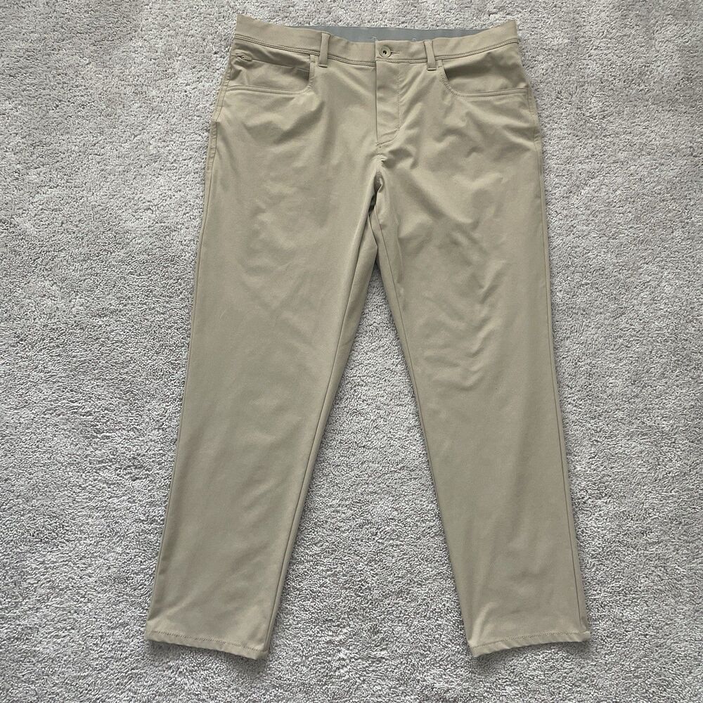 Tommy Bahama Lightweight Pants Mens 36x30 Khaki Beige Stretch
